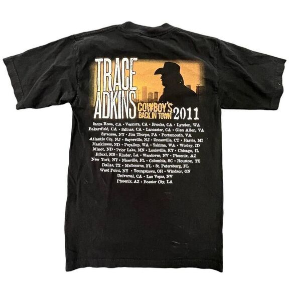 Y2K Trace Adkins on Bayside tag Size Medium - 2011 Concert Tour - Picture 3 of 4
